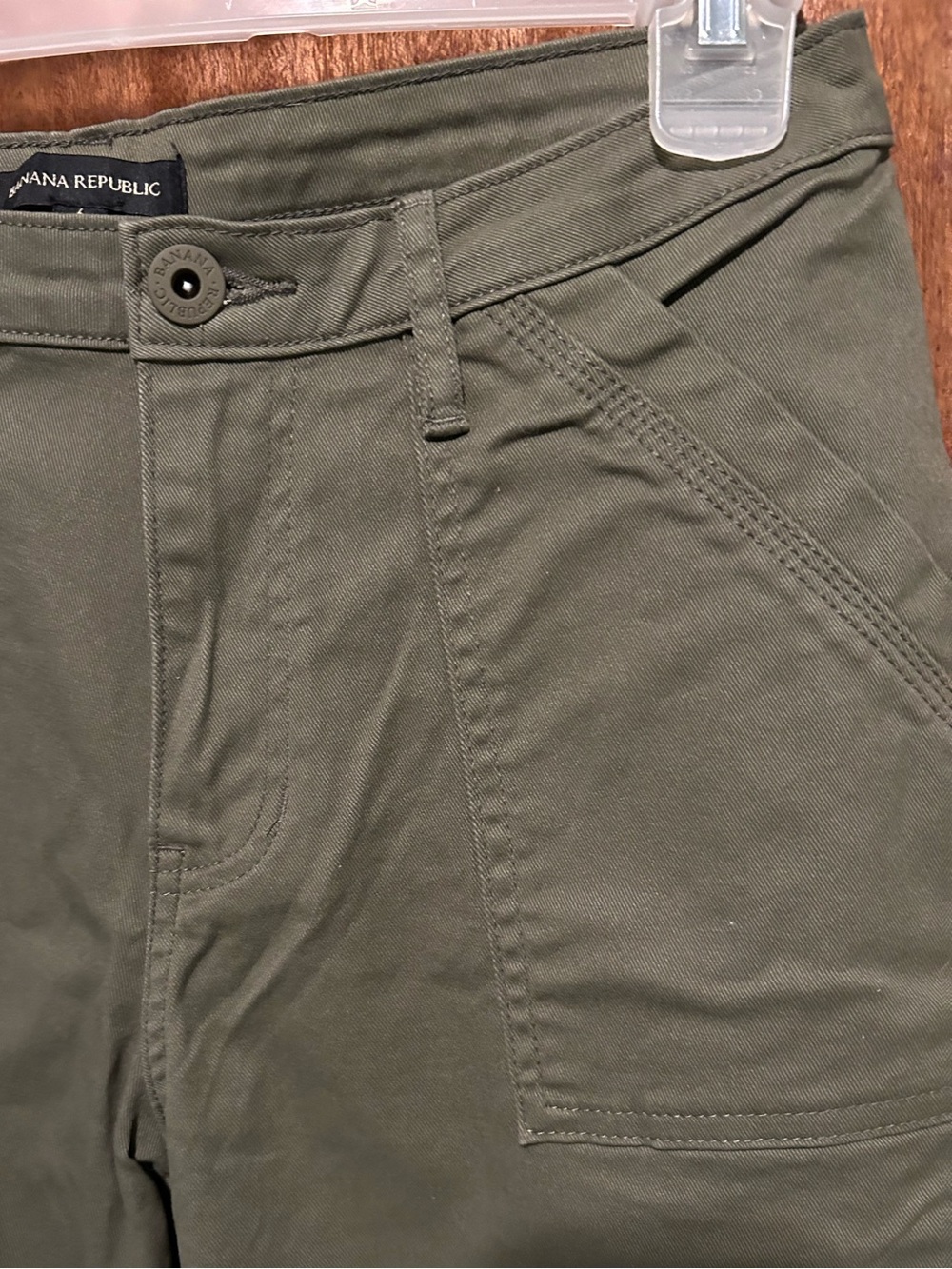 Banana Republic Women's High Rise Twill Pant - Picture 8 of 10